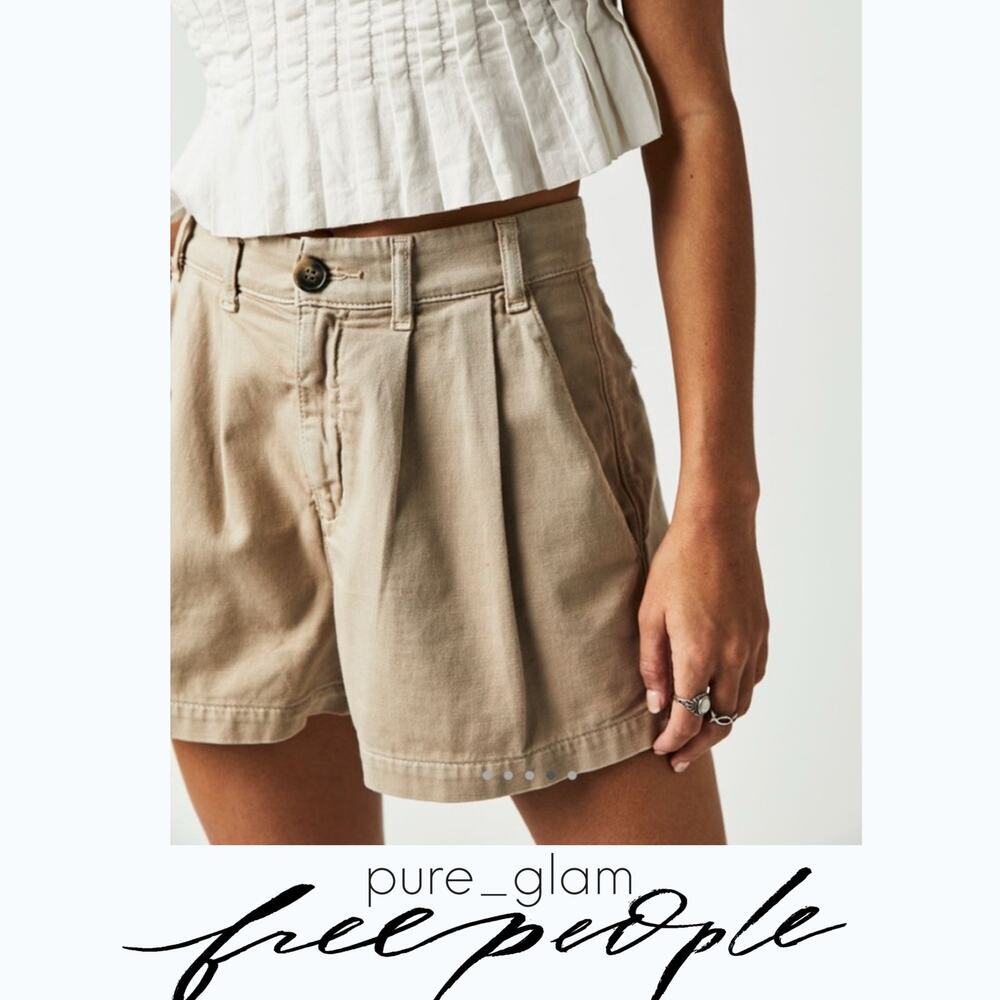 Free People chino shorts tan - Picture 4 of 5
